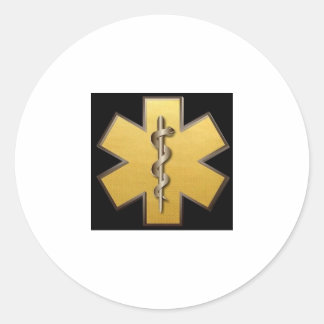 Adesivo Redondo ouro e prata