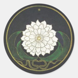 Adesivo Redondo Ouro Mandala