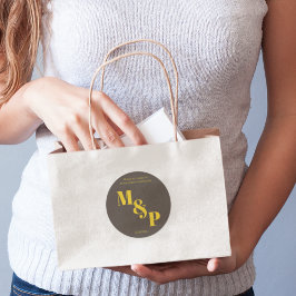 Adesivo Redondo Ouro Rico no Tema do Casamento Negro