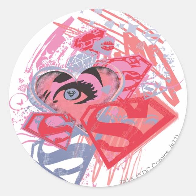 Adesivo Redondo Ouros e Lábios (Frente)