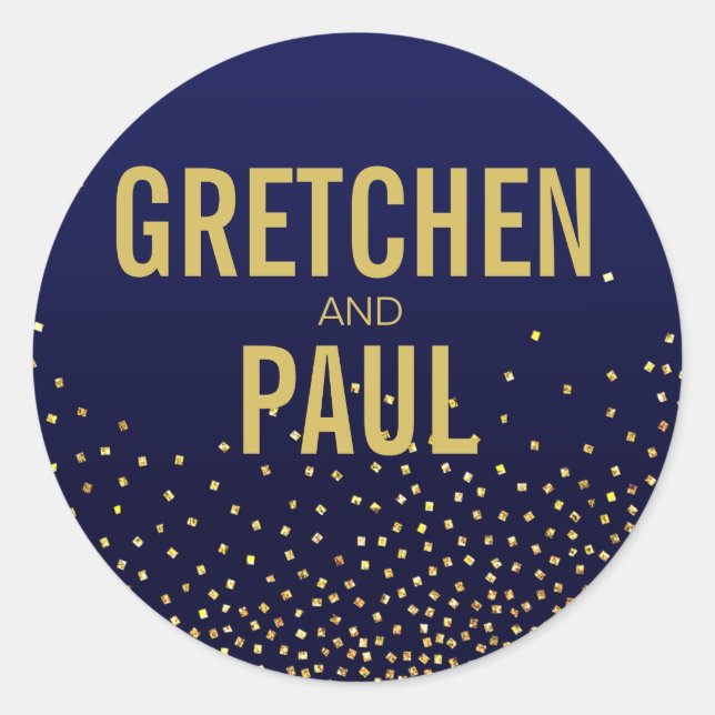 Adesivo Redondo Ouros no Favor do Céu | MARINHO (Frente)