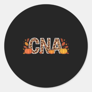 Adesivo Redondo Outono Cna Fall Enfermagem Certificada Imediata