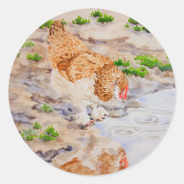 Adesivo Redondo Outono dos Autocolantes