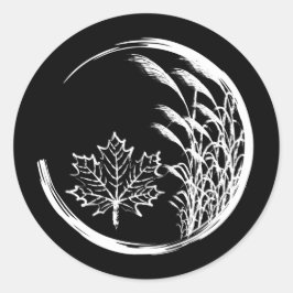 Adesivo Redondo Outono / Queda