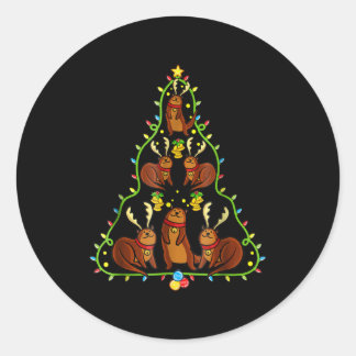 Adesivo Redondo Outros Amantes de Natal Gratuitos de Natal