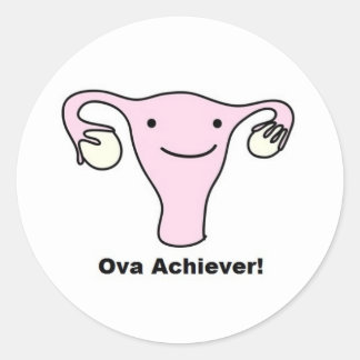 Adesivo Redondo Ova Achiever Stickers