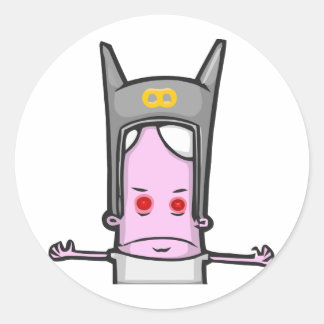 Adesivo Redondo Overlord Sticker