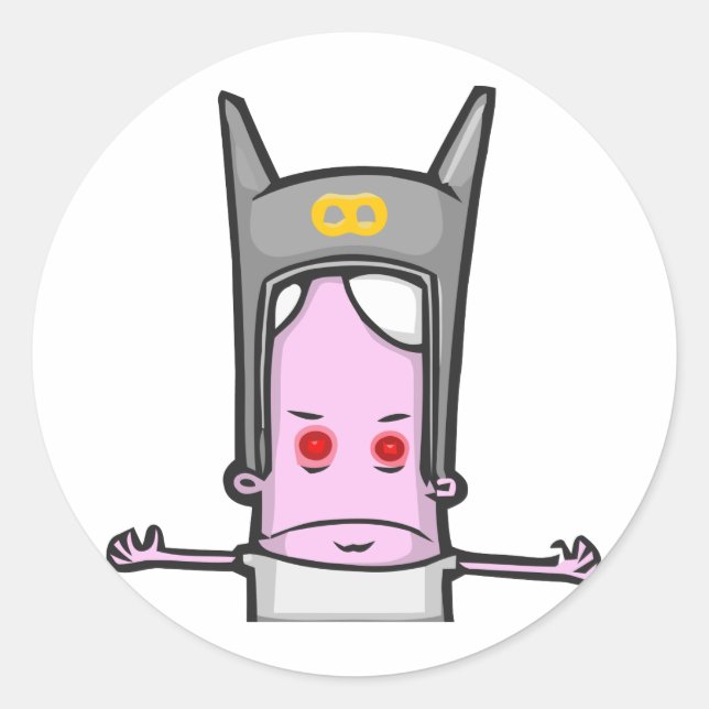 Adesivo Redondo Overlord Sticker (Frente)