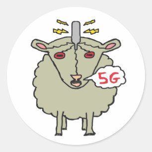 Adesivo Redondo Ovinos Anti 5G