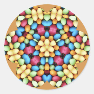 ADESIVO REDONDO OVOS MULTICOR MAIS LESES ~
