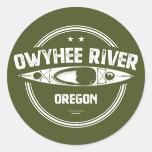 Adesivo Redondo Owyhee River, Oregon