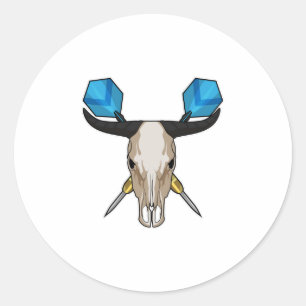 Adesivo Redondo Ox nas Trevas com Dart