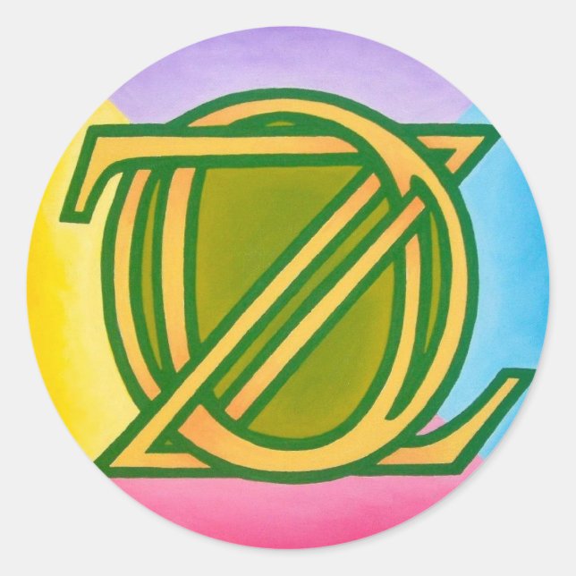 Adesivo Redondo Oz Sticker (Frente)