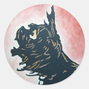 Adesivo Redondo Oz Sticker - Toto