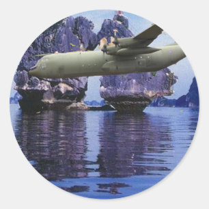 Adesivo Redondo P-3 Orion sobre Vietnam