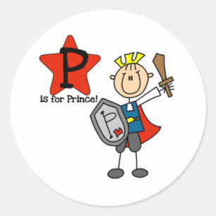Adesivo Redondo P é para o príncipe