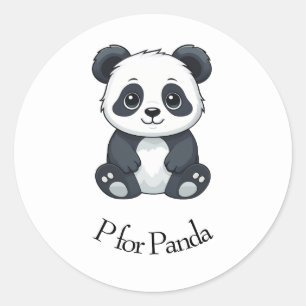 Adesivo Redondo P para Panda