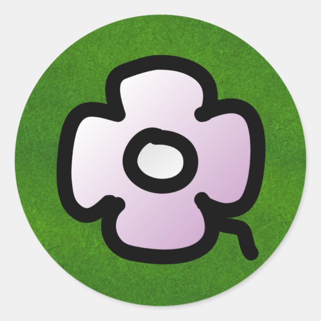 Adesivo Redondo P. Quarto round (Frente)