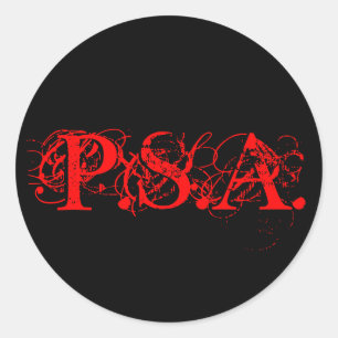 Adesivo Redondo P.S.A. - Stcker