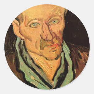 Adesivo Redondo Paciente no Hospital Santo-Paul por Vincent van Go