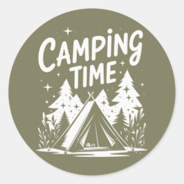 Adesivo Redondo Pacote Adventure Sticker