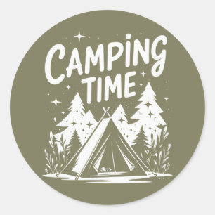 Adesivo Redondo Pacote Adventure Sticker