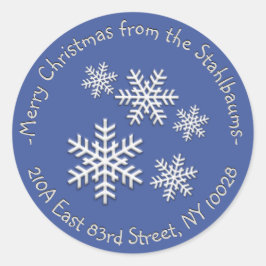 Adesivo Redondo Pacote de Endereço de Retorno Personalizado ou Eti