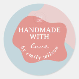 Adesivo Redondo Pacote de suprimentos personalizados para pequenas