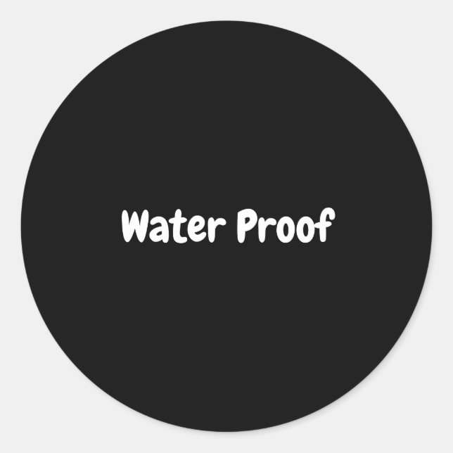 Adesivo Redondo Pacote isento de prova de água - encapsulamento br (Frente)