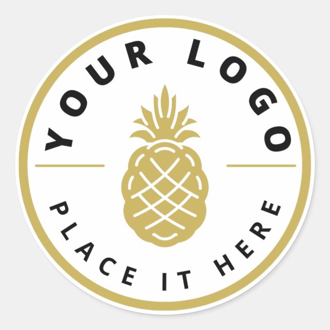 Adesivo Redondo Pacote profissional para logotipos empresariais pe (Frente)