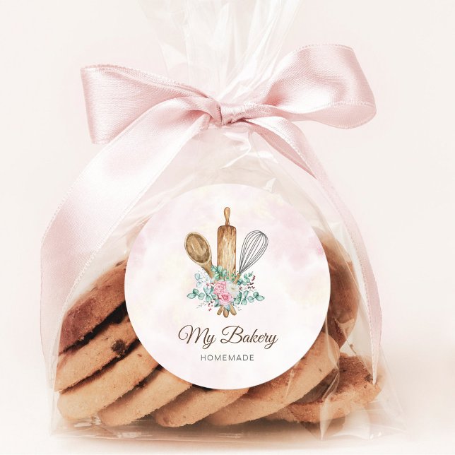 Adesivo Redondo Padaria (Criador carregado)