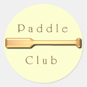 Adesivo Redondo Paddle Club