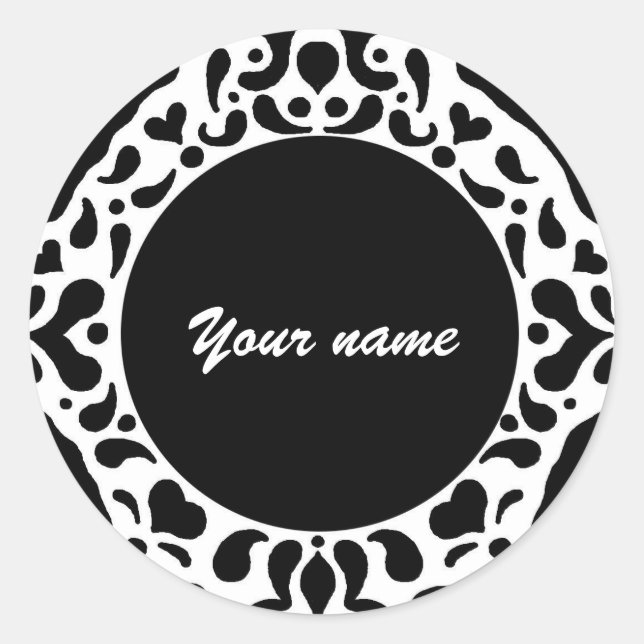 Adesivo Redondo Padrão (Frente)