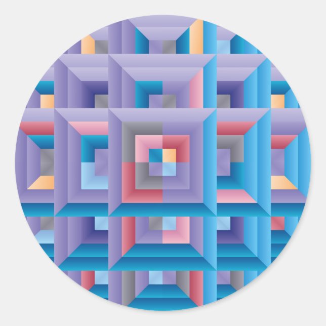 Adesivo Redondo Padrão 4 (Frente)