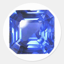 Adesivo Redondo Padrão Azul do Céu