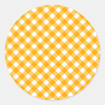 Padrão de Gingham Laranja Claro