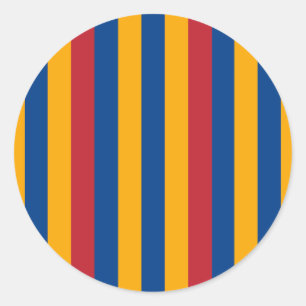 Adesivo Redondo Padrão de guarda do vaticano