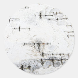 Adesivo Redondo Padrão de latido de aves