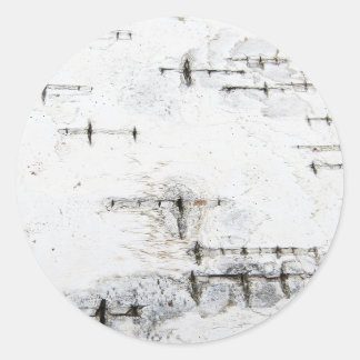 Adesivo Redondo Padrão de latido de aves