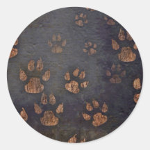 Padrão Rustic Black Paw
