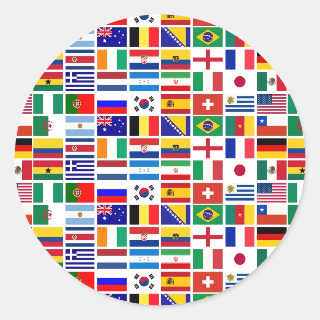 Adesivo Redondo Padrão SOCCER 2014 (Frente)