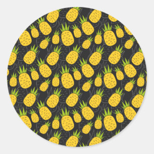 Adesivo Redondo padrão uniforme de fruta Padrão da superfície