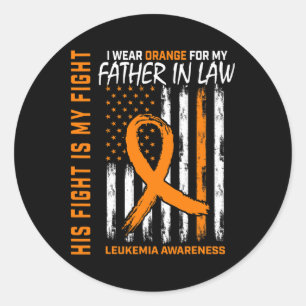 Adesivo Redondo Padre em Direito Sensibilização do Cancer American