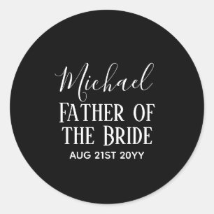 Adesivo Redondo PADRINHOS DE CASAMENTO Bestman do ORÇAMENTO prese