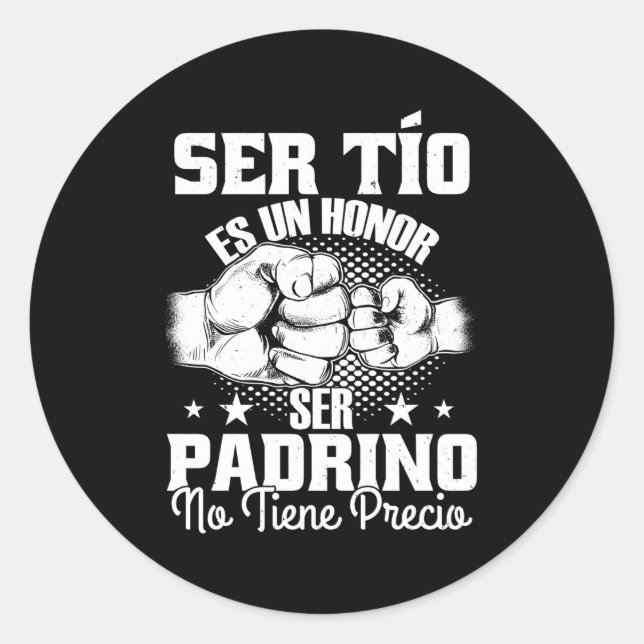 Adesivo Redondo Padrino (Frente)
