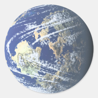Adesivo Redondo Padrões planetários