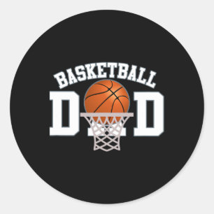 Adesivo Redondo Pai 4 de basquete