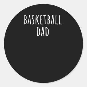 Adesivo Redondo Pai 5 de basquete