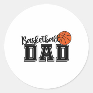 Adesivo Redondo Pai 6 de basquete