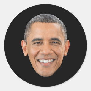 Adesivo Redondo Pai Barack Obama - Engraçada Camisa De Novidade